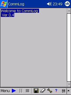 CommLog for CE Screenshot